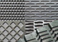 Stainless Steel 304 Perforated Sheets with square and round holes